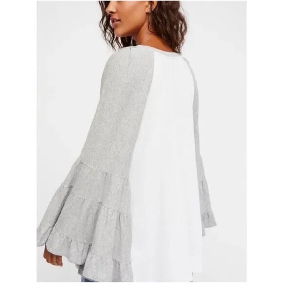 Anthropologie NWOT No Crying In Baseball Tee w/ Ruffle Sleeves - Picture 3 of 10